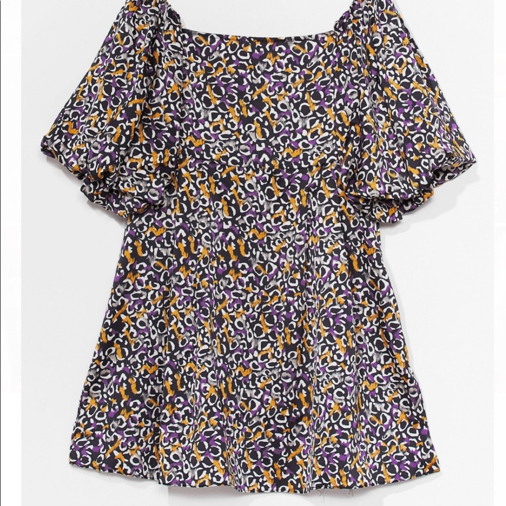 Nasty Gal printed mini dress